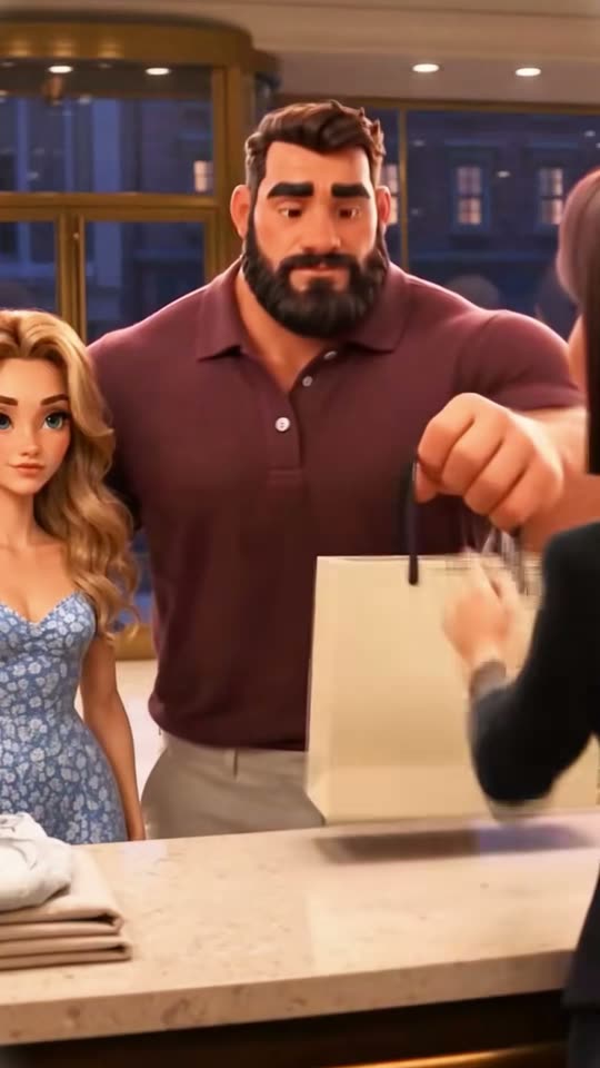 AI Cartoon Couple Video: You Two as a 3D Comedy Skit — AI meme template preview