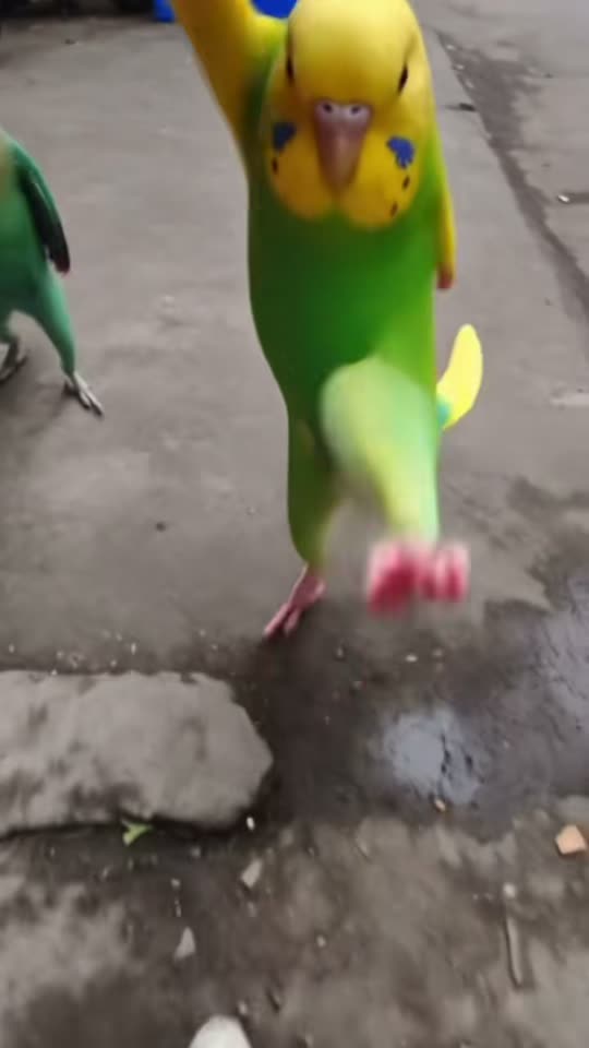 Bing Bing Bing Kicking AI: The Kicking Meme With a Friend or Two Pets — AI meme template preview