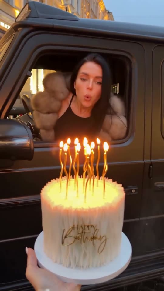 Birthday Car Trend: Drift In, Lean Out, Blow Out the Candles — AI meme template preview