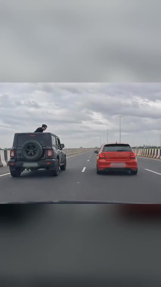 Car Roof Backflip AI Video: You Flip From One Car to the Next — AI meme template preview
