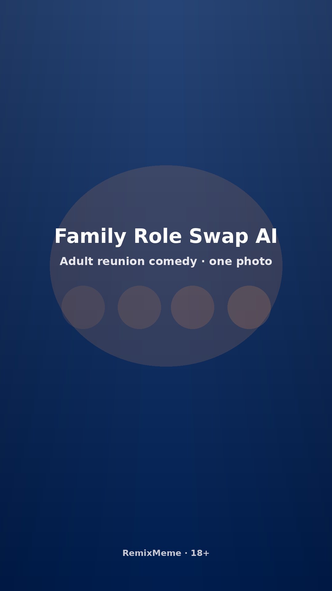 Family Role Swap AI: Mom Dad Sister Brother Body Swap From One Photo — AI meme template preview