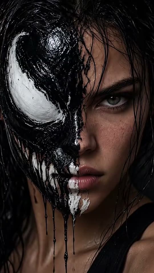 How to Make the Venom Makeup AI Video on RemixMeme