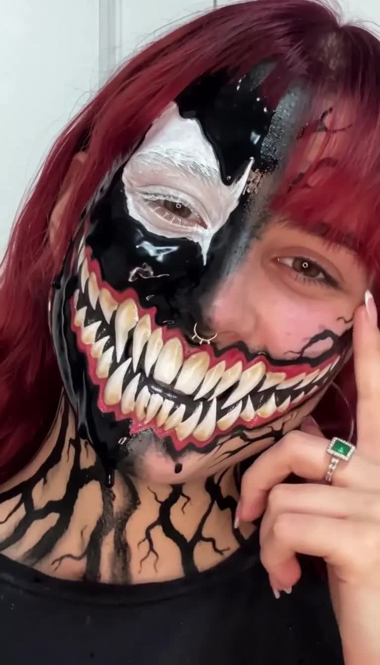 How to Make the Venom Makeup Takeover Video From One Photo